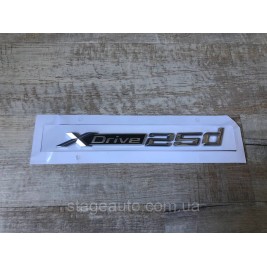 Plate Emblem Inscription BMW BMW, XDrive 25d, X1, X2, X3, X4, X5, X6, Xdrive, 25d