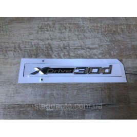 Nameplate Emblem Inscription BMW BMW, XDrive 30d, X1, X2, X3, X4, X5, X6, Xdrive, 30d