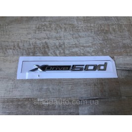 Plate Emblem BMW inscription BMW, XDrive 50d, X1, X2, X3, X4, X5, X6, Xdrive, 50d