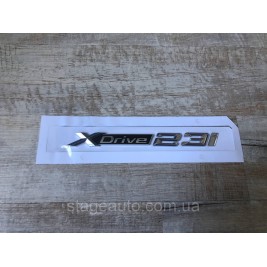 Plate Emblem Inscription BMW, XDrive 23i, X1, X2, X3, X4, X5, X6, Xdrive, 23i