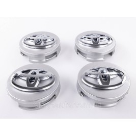 Ковпачки заглушки в литі диски TOYOTA Тойота, 62 мм Сріблясті 42603-12730