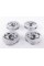 Caps plugs for alloy wheels TOYOTA Toyota, 62 mm Silver 42603-12730