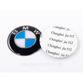 BMW emblem, BMW steering wheel badge, BMW steering wheel badge 45mm, E36, E46, E90, E34, E39, E60, E63, E32, E38, E65,