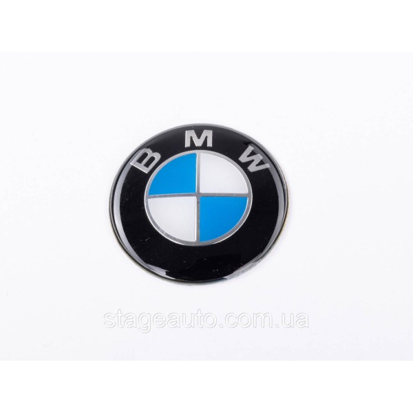 Эмблема БМВ, значок на руль БМВ, Значок на руль BMW 45мм, E36, E46, E90, E34, E39, E60, E63, E32, E38, E65,