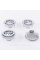 Caps plugs for alloy wheels MAZDA Mazda 56 mm Silver, long legs BBM2 37 190