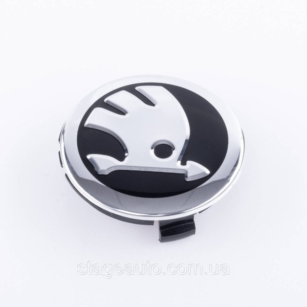 Caps for Mercedes alloy wheels with Skoda logo 75 mm
