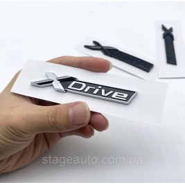 Шильдик на багажник крила дверей, BMW xDrive, xDrive, шильдик xDrive, наклейка xDrive
