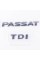 Emblem plates for the trunk PASSAT TDI, PASSAT TDI chrome (set)