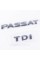 Emblem plates for the trunk PASSAT TDI, PASSAT TDI chrome (set)