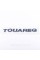 Emblem sticker on the trunk lid TOUAREG Volkswagen TOUAREG 23 x 2.3 cm Chrome
