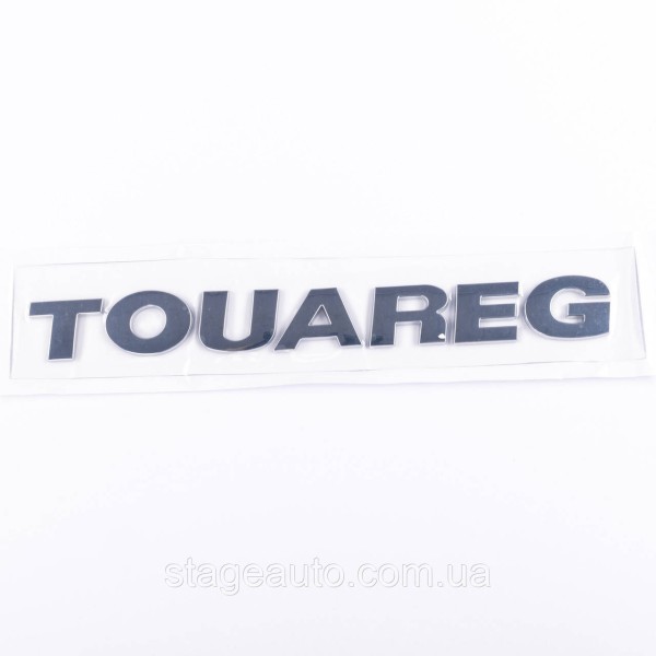 Emblem sticker on the trunk lid TOUAREG Volkswagen TOUAREG 23 x 2.3 cm Chrome