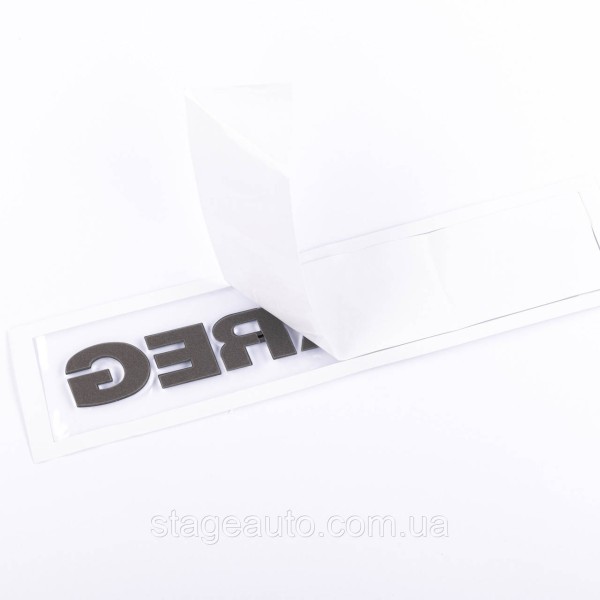 Emblem sticker on the trunk lid TOUAREG Volkswagen TOUAREG 23 x 2.3 cm Chrome