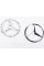 Emblem badge Mercedes Benz, Mercedes 90 mm on the trunk lid Chrome