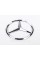 Emblem badge Mercedes Benz, Mercedes 90 mm on the trunk lid Chrome