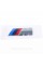 Metal emblem (logo) M Power BMW (BMW) nameplate on the trunk Chrome 7.3 x 2.7 cm