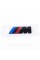 Метальна емблема (логотип) M Power BMW (БМВ) шильдик на багажник Чорний 7.3 x 2.7см