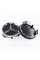 Caps plugs for Mercedes Benz disks Mercedes 60 mm Black Gloss + chrome