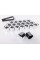 Wheel Bolt Caps 17mm Set 20 pcs Protective Bolt Covers for Alloy Wheels