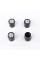 Protective caps for Mercedes-Benz valve nipples Mercedes 4 pcs Black