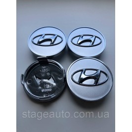 Caps plugs for alloy wheels HYUNDAI Hyundai 60 mm Silver, chrome 52960-3K250