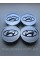 Caps plugs for alloy wheels HYUNDAI Hyundai 60 mm Silver, chrome 52960-3K250
