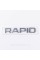 Badge emblem on the trunk RAPID for ŠKODA, Rapid for ŠKODA chrome