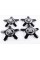 Caps with Skoda logo for Audi disks, 4F0601165N, 4F0 601 165 N