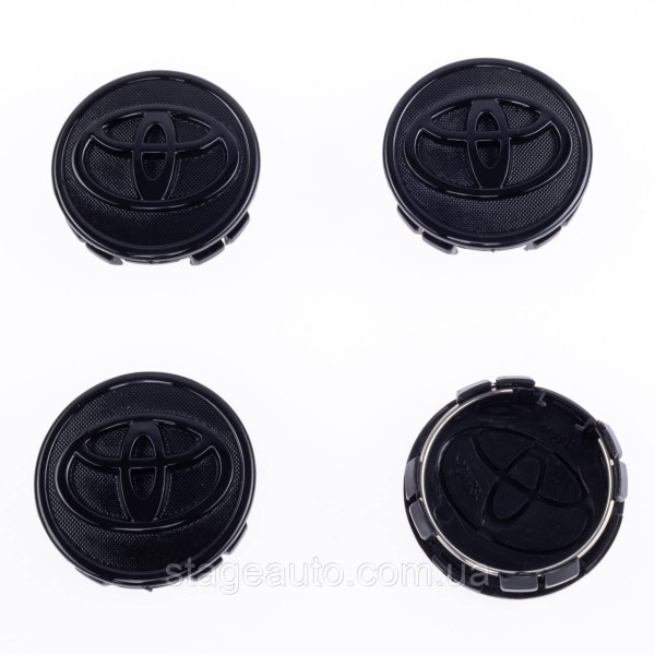 Caps plugs for alloy wheels TOYOTA Toyota, 57 mm Black 42603-02220