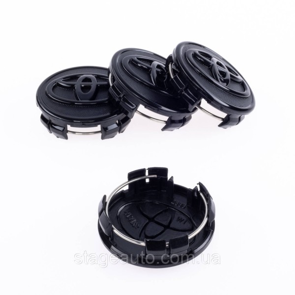 Caps plugs for alloy wheels TOYOTA Toyota, 57 mm Black 42603-02220