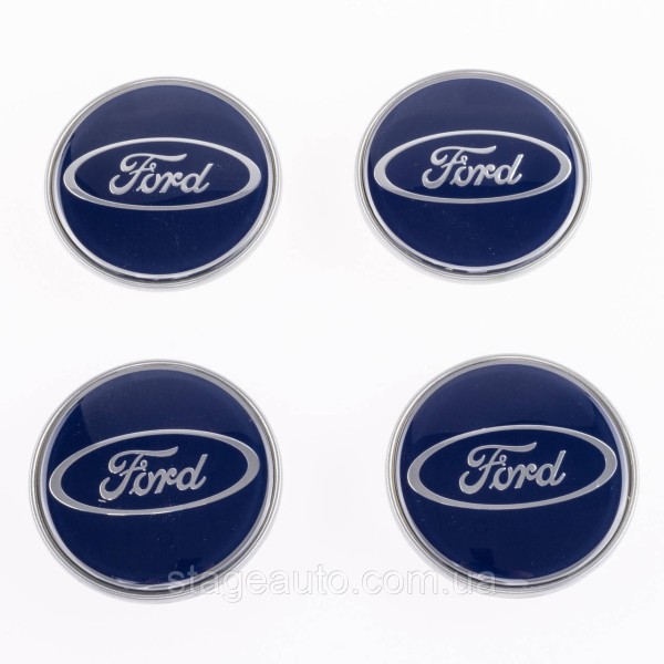 Caps plugs for alloy wheels FORD Ford 62 mm Blue 7M59-1A065-LA, 1S711000AA