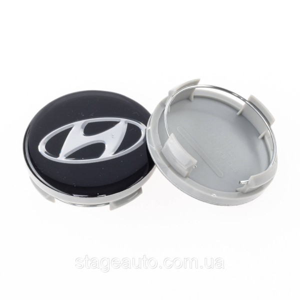 Caps plugs for original alloy wheels HYUNDAI Hyundai, 60 mm Black, glass 52960-3S110