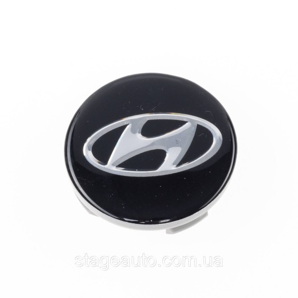 Caps plugs for original alloy wheels HYUNDAI Hyundai, 60 mm Black, glass 52960-3S110