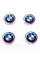 Caps plugs for alloy wheels Anniversary 50 years of BMW BMW Motorsport Tricolor 68 mm