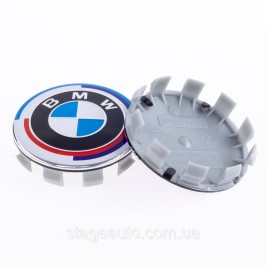Cap plug for alloy wheels Anniversary 50 years of BMW BMW Motorsport Tricolor 68 mm