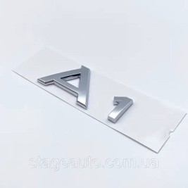 A1 Audi Chrome Emblem Sticker for Trunk Lid