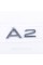 A2 Audi Chrome Emblem Sticker for Trunk Lid
