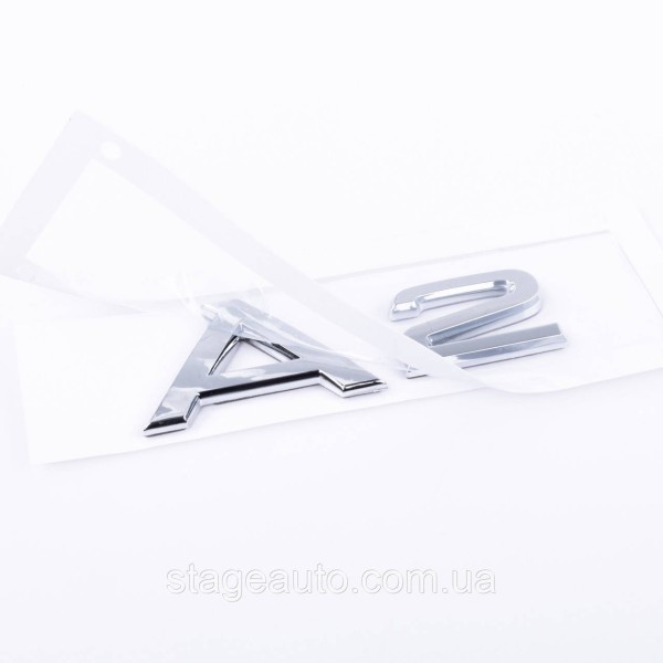 A2 Audi Chrome Emblem Sticker for Trunk Lid