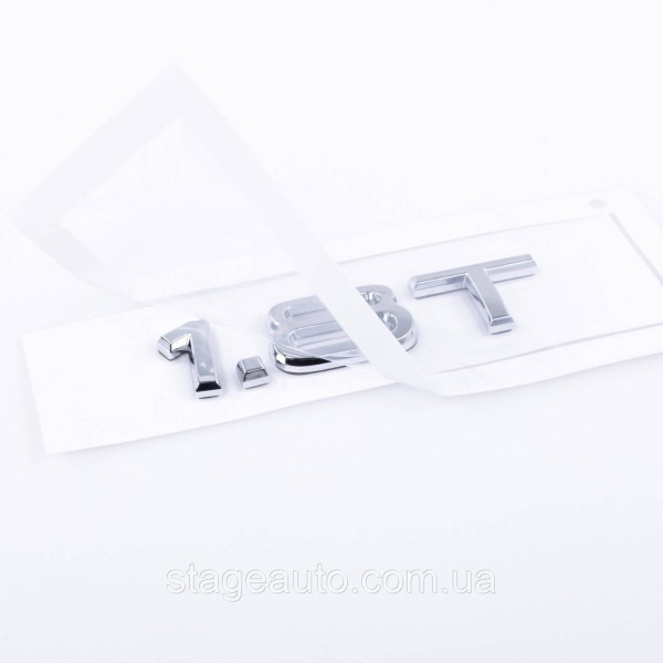 Trunk nameplate, trunk inscription Audi, Audi 1.8T, A3, A4, A5, A6, A7, A8, Q3, Q5, Q7, 1.8T