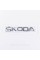 SKODA trunk emblem sign, Skoda chrome inscription
