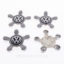 Ковпачки заглушки на литі диски з логотипом Volkswagen для дисків від Audi, 8R0601165