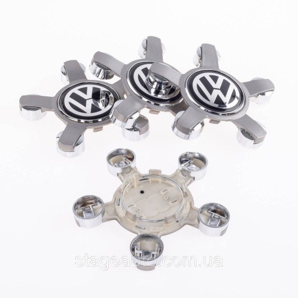 Колпачки заглушки на литые диски с логотипом Volkswagen для дисков от Audi, 8R0601165