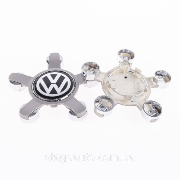 Колпачки заглушки на литые диски с логотипом Volkswagen для дисков от Audi, 8R0601165