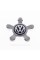 Колпачки заглушки на литые диски с логотипом Volkswagen для дисков от Audi, 8R0601165