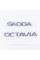 Badges emblems for trunk ŠKODA OCTAVIA, ŠKODA OCTAVIA chrome (set)
