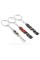 VRS keychain for Skoda car keys red, black glossy metallic
