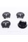 Caps plugs for alloy wheels TESLA Tesla 58 mm Gray metallic 6005879-00-A, TLB0011 set