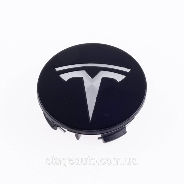 Caps plugs for alloy wheels TESLA Tesla 58 mm Black 6005879-00-A, TLB0011 set