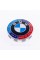 Ковпачок заглушка в литі диски Ювілейні 50 років BMW БМВ Motorsport напис по колу Триколор 68 мм