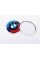 Emblem in the steering wheel BMW BMW 45 mm Anniversary 50 years Motorsport inscription around the circle Tricolor