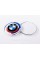 Emblem in the steering wheel BMW BMW 45 mm Anniversary 50 years Motorsport Tricolor